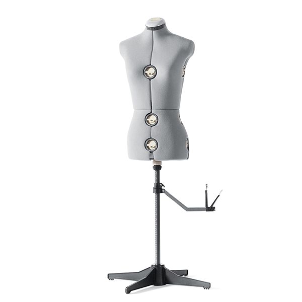 Singer Grey Adjustable Dress Form, Size Small - DF150_G.CL