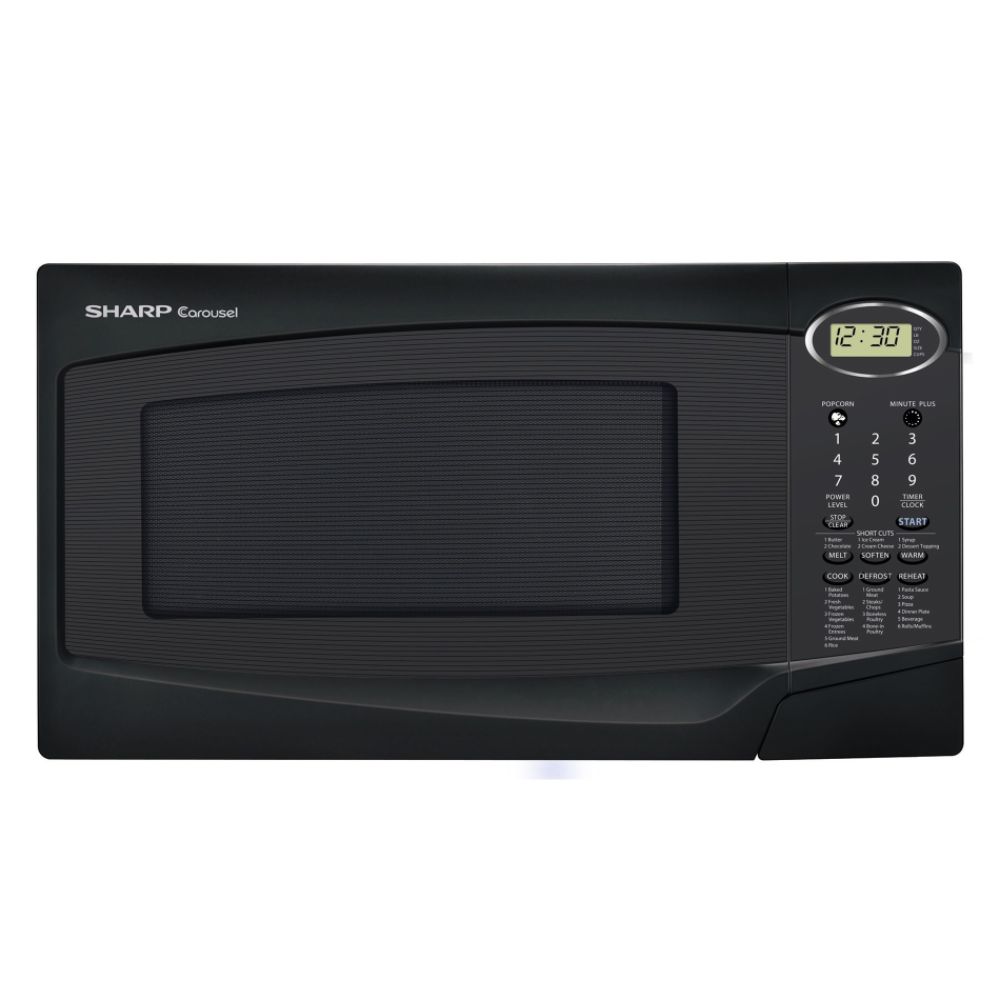 Sharp 1 cu.ft. 1100W Microwave Oven w/turntable - Black
