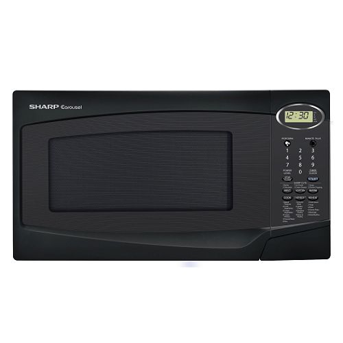 Sharp 1 cu.ft. 1100W Microwave Oven w/turntable - Black - R308NK Best Price