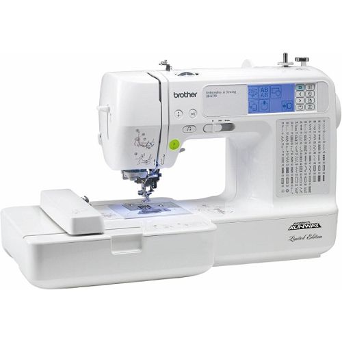 Brother Computerized Embroidery & Sewing Machine with 70 built-in embroidery designs - LB6770PRW
