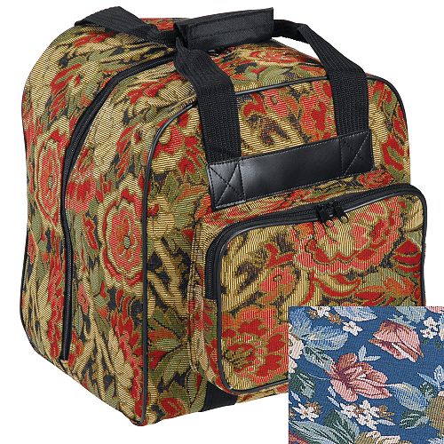 Hemline Standard serger bag in blue floral - MR4650. WC16 Best Price