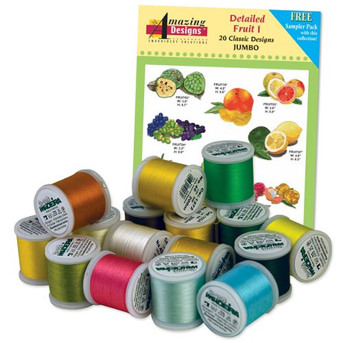 Amazing Designs Detailed Fruit w/ Madeira 18 spool giftbox - ADC-23JTK Best Price