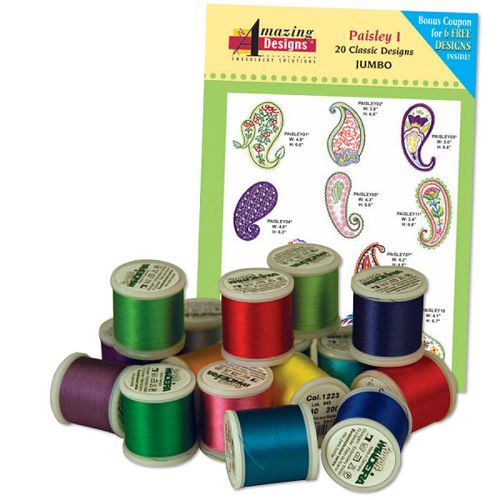 Amazing Designs Paisley with Madiera 18 Spool Giftbox - ADC-31JTK Best Price