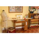 Sewing Versatile Cabinet Makes A Great Desk, Oak
