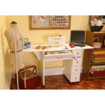Arrow Sewing Arrow Versatile Cabinet Makes A Great Desk, White

