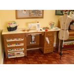 Arrow Air Lift Sewing Cabinet, Oak

