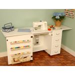 Arrow Sewing Arrow Air Lift Sewing Cabinet, White
