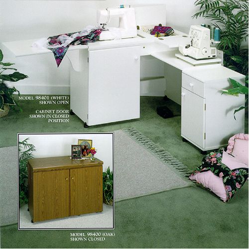 Sewing Dual Sewing Center, Oak - 98400 