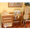 Arrow Sewing Cabinet w/EZ-Lift Air Mechanism, Oak Grain