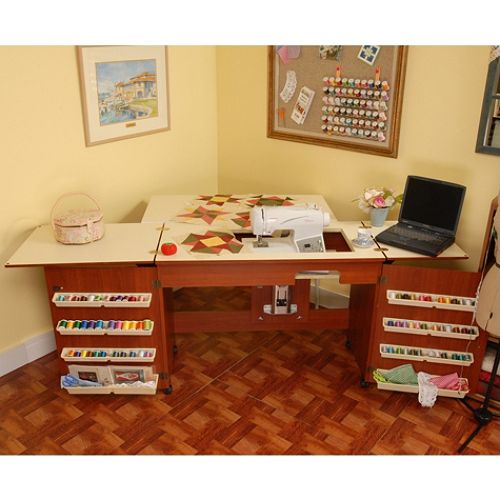 Arrow Sewing Bertha Cherry Sewing Cabinet - 98702 