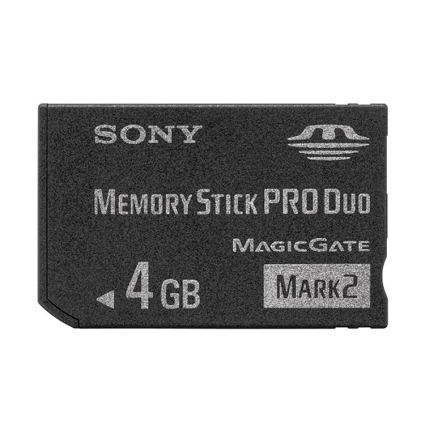 Sony 4GB Memory Stick Pro Duo Memory Card