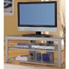 42in Metal and Glass TV Stand
