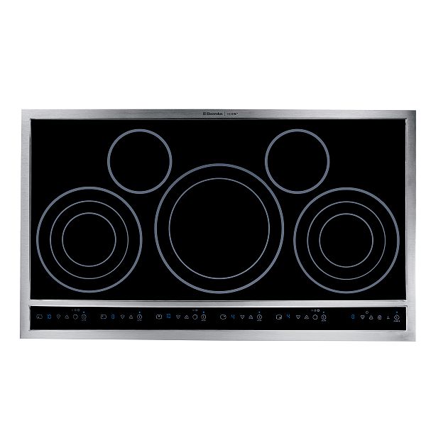Electrolux ICON Black 36" Electric Cooktop E36EC70F