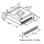 Bosch 36 in. Range Hood 
