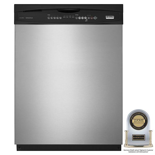 Kenmore Elite 24" Built-In Dishwasher with TurboZone Rotating Spray Jets (1310)