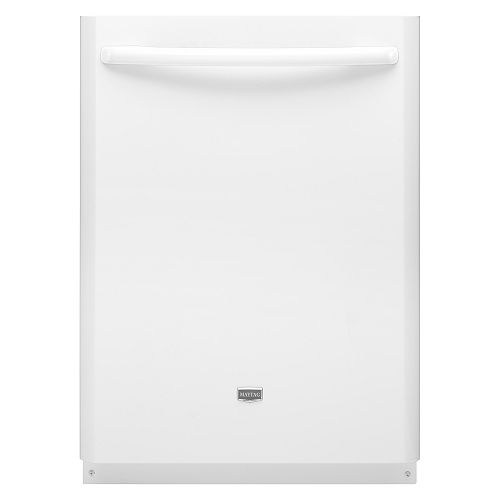 Maytag 24 in. Built-In JetClean Plus Dishwasher w Fully Integrated Door - MDB8959AW