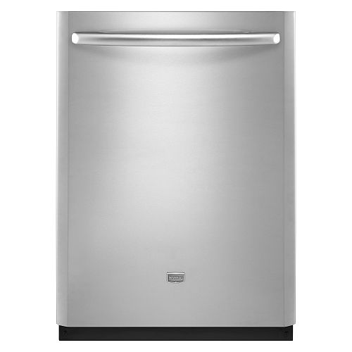 Maytag 24 in. Built-In JetClean Plus Dishwasher w Fully Integrated Door - MDB8959AW