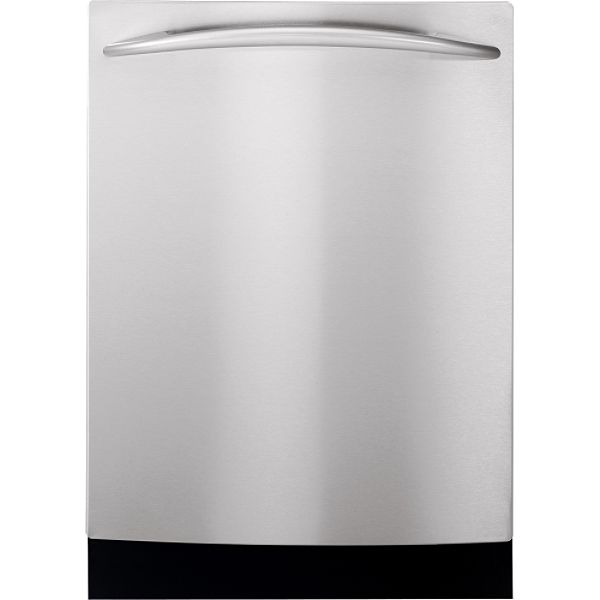 GE Stainless Steel 24" Built-In Dishwasher with Hidden Controls
