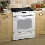 GE 30 in. Self-Clean Electric Coil Slide-In Range
