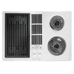 Jenn-Air 30 in. Electric Downdraft Cooktop with Grill and Two Coil Elements
