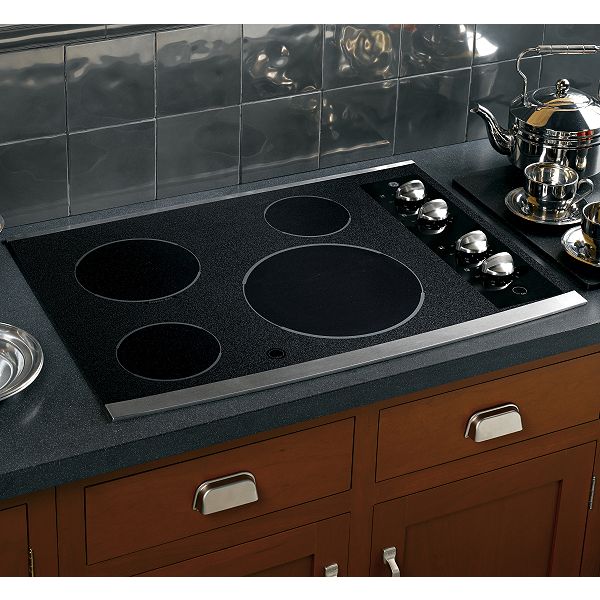 GE Stainless Steel 30" Built-In Electric Cooktop JP346