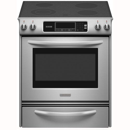 KitchenAid Stainless Steel w Black 30