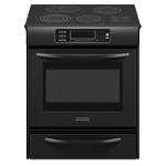 KitchenAid 30 in. Slide-In Electric Range with Warming Drawer 