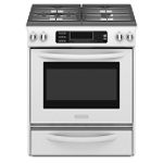 KitchenAid 30 in. Self-Cleaning Slide-In Gas Range 