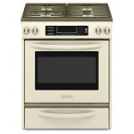KitchenAid 30 in. Self-Cleaning Slide-In Gas Range 