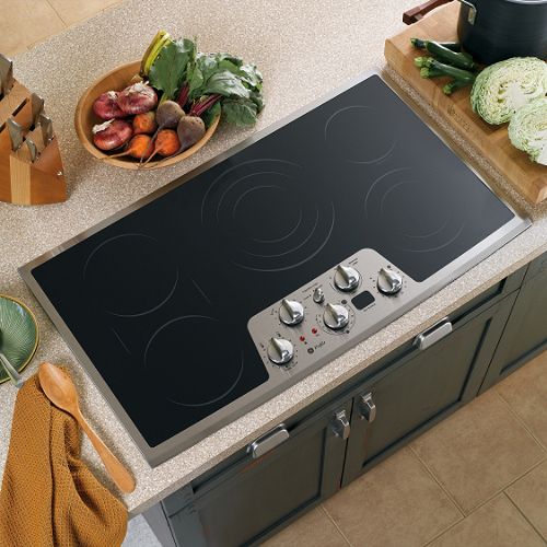 GE Profile 36 in. Built-In Electric Cooktop - PP962