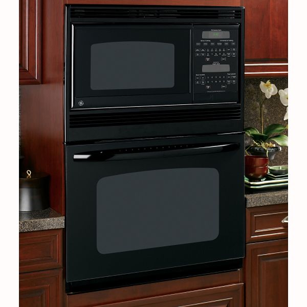 GE Black 30" Built-In Microwave/Wall Oven JTP90