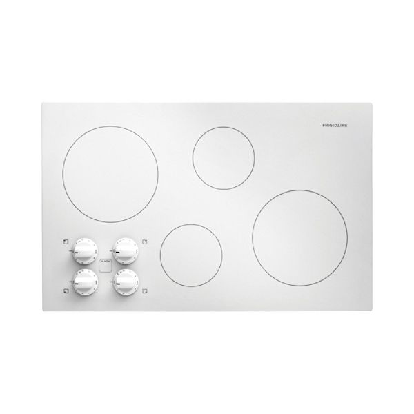 Frigidaire White-on-white 32 in. Electric Cooktop with Radiant