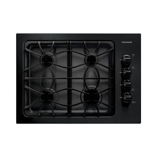 Frigidaire Black-on-Black 30 in. Gas Cooktop with Sealed Burners - FFGC3025L 
