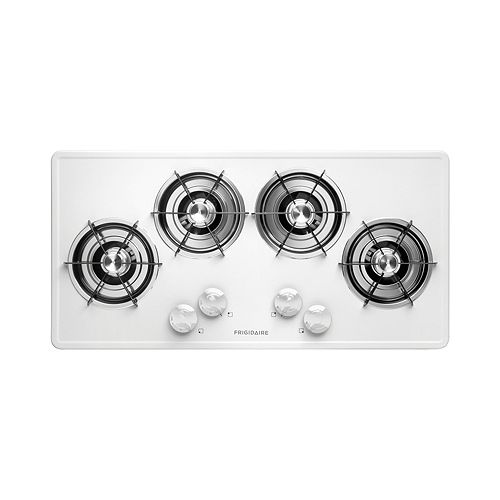 Frigidaire White 36 in. Gas Cooktop with Open Burners - FFGC3603L