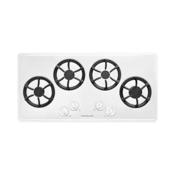 Frigidaire White 36 in. Gas Cooktop with Sealed Burners - FFGC3613L