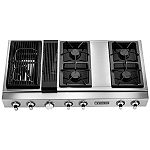 Click to buy Jenn-Air 48 in. Pro-Style Gas Downdraft Cooktop with Grill and 4 Sealed Burners .