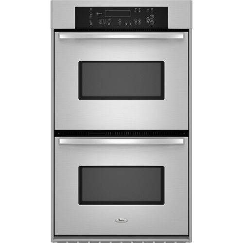 Whirlpool 30 in. Electric Double Wall Oven w  TimeSavor Convection - RBD307PV 