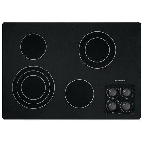 KitchenAid 30 in. Electric Ceramic-Glass Conventional Cooktop - KECC506R