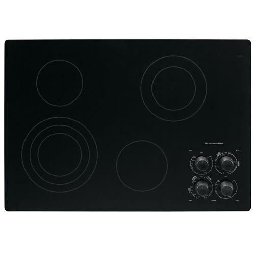 KitchenAid 30 in. Electric Ceran Glass Cooktop - KECC507R