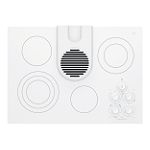 KitchenAid 30 in. Electric Ceramic-Glass Conventional Cooktop with Downdraft Vent System 