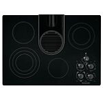 KitchenAid 30 in. Electric Ceramic-Glass Conventional Cooktop with Downdraft Vent System 