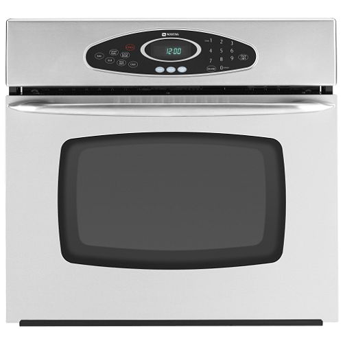 Maytag 30 in. Electric Single Wall Oven with EvenAir Convection with Auto Conversion -...