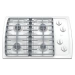 Whirlpool 30 in. Gas Cooktop with Sealed Burners 