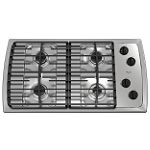 Whirlpool 36 in. Gas Cooktop with Sealed Burners 