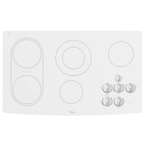 Whirlpool Gold 36 in. Electric Cooktop with AccuSimmer Elements - GJC3634R