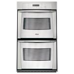 Click to buy Whirlpool Gold 30 in. Electric Double AccuBake Self-Clean Wall Oven with Convection Upper .