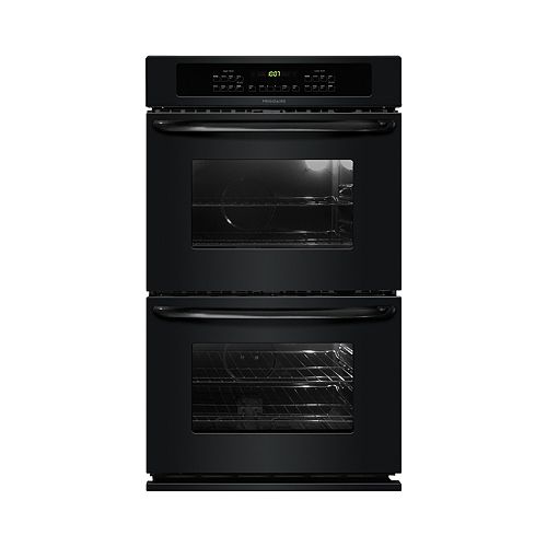 Frigidaire Black 27 in. Self-Cleaning Double Electric Wall Oven - FFET2725L 