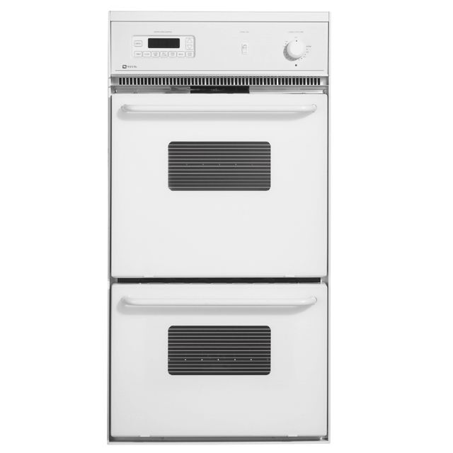 Maytag 24 in. Electric Double Wall Oven with Electronic Controls, Self-Clean Upper