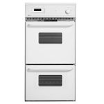 "Maytag 24"" Double Electric Wall Oven with Electronic Controls, Self-Clean Upper CWE5800AC"
