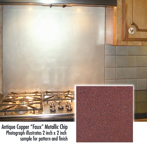 Frigo Design 30 in. Custom Metal Cooktop Splash - 3004 Best Price